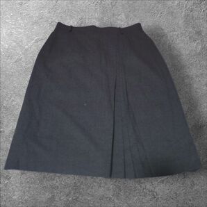 シンプル グレープリーツスカート