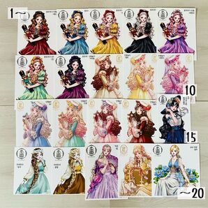 【セール】バラ売り可 人物ステッカー 女の子ステッカー 1枚40円