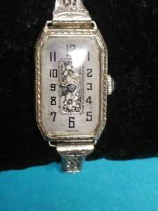  редкий товар античный Blancpain женский 14K ручной завод наручные часы 