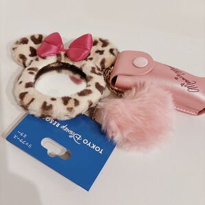 ディズニー ミニー ヒョウ柄 ピンク ミラー リップケース 2025
