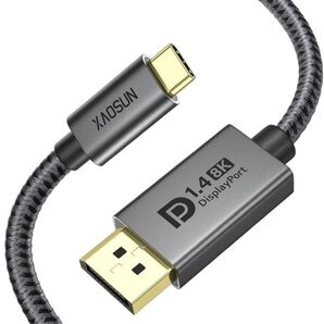 XAOSUN USB C DisplayPort 2M 変換ケーブル 8K