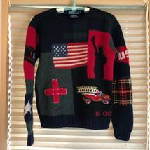 POLO RALPH LAUREN NYC 911 セーター ラルフローレン snow beach sport rrl country 1992 1993 tommy hilfiger north face_画像1