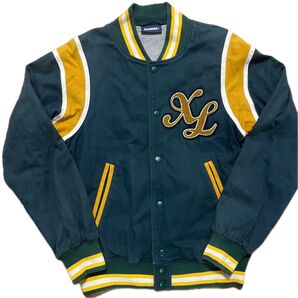 X-LARGE スタジャン Sサイズ 緑 黄