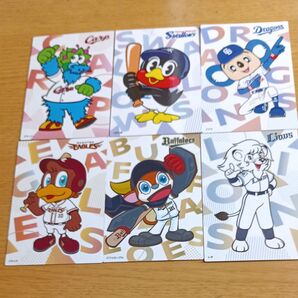 2025年第二弾 チェックリストカード プロ野球チップス つば九郎 ドアラ スライリー バファローブル クラッチ レオ