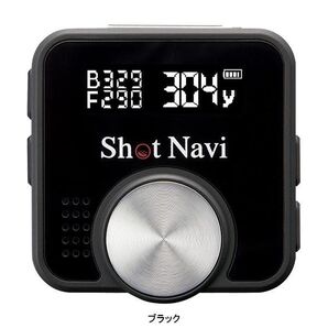 ショットナビ V1 GPSゴルフナビ ハイブリッドモデル 飛距離計測 軽量 高低差計測機能搭載 音声タイプ カラー:ブラック