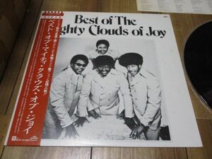 ベスト・オブ・マイティ・クラウズ・オブ・ジョイ THE BEST OF THE MIGHTY CLOUDS OF JOY 国内 LP 帯付き DJ盤 ピーコック PEACOCK 