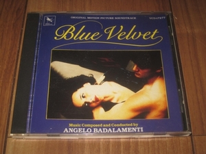 BLUE VELVET ブルーベルベット 米? CD アンジェロバダラメンティ