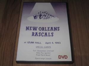 NEW ORLEANS RASCALS new *o Lynn z*la Skull zAT IZUMI HALL April 4,1993 ( DVD-R ) 2 sheets set 