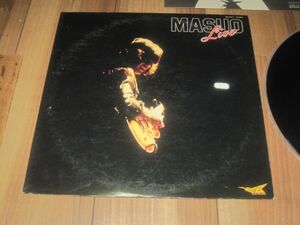 増尾好秋 MASUO LIVE MASUOライヴ ( LP ) DJ盤 ヴィクター・ブルース T.M.スティーヴンス ロビー・ゴンザレス シャーリー 増尾元章