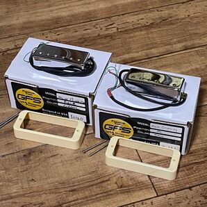 【送料無料★即決】ミニハムバッカー/GFS Mini Crunchy 2点(リア、ネック)セット★エレキギター用ピックアップ中古品