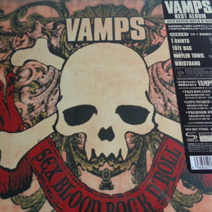 送料込　新品　初回限定盤Ｂ　ＶＡＭＰＳ【SEX BLOOD ROCK N' ROLL ［SHM-CD+Tシャツ+GOODS］】生産限定10,000セット