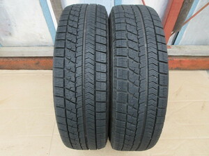 冬1200 ブリヂストン BLIZZAK VRX 165/70R14 81Q スタッドレス 中古 2本 ♪ BRIDGESTONE ブリザック 