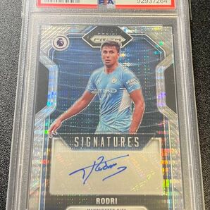 2021-22 Panini Prizm EPL Signatures Rodri Auto Man City PSA10