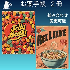 No.1516・1517 ハンドメイド お薬手帳 2冊セット