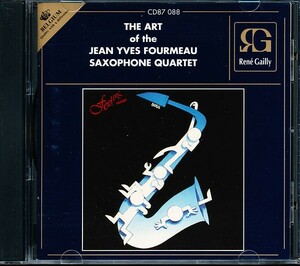 盤面良 Rene Gaillyベルギー盤 ジャン=イヴ・フルモー/Jean Yves Fourmeau サクソフォン・カルテットの芸術　 4枚同梱可　a4B0000044YK