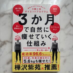 3か月で自然に痩せていく仕組み ダイエット本 野上浩一郎 樺沢紫苑推薦