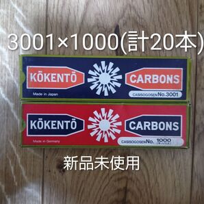 新品未使用 コウケントー 黒田製作所 カーボン 光線治療 1000 3001 計20本 kokento キノノリス コーケントー