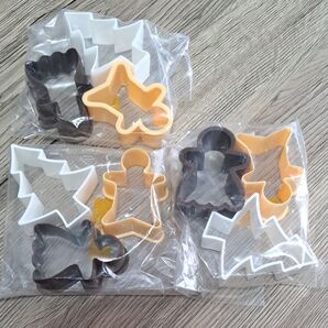 クッキー型 プラスティック 3セット