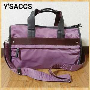 購入18000円 Y'SACCS イザック ミニボストン ショルダーバッグ 美品 ワイズ