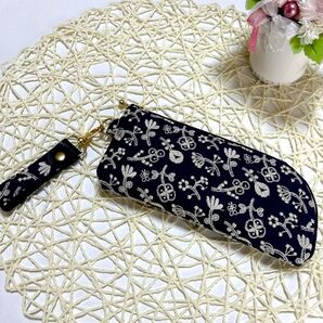 c&s.ミナペルホネンL字ポーチ ハンドメイド