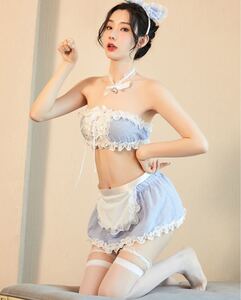 新品 チェック メイド セクシーランジェリー
