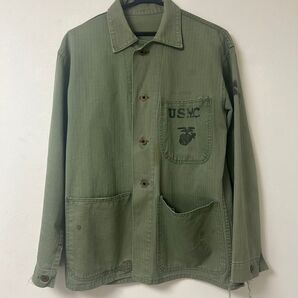 【極レア】階級章ステンシル付 USMC P-47 HBT jacket 40s 実物