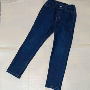 おすすめ割引★未使用に近いguゆったりストレートデニムオマケ