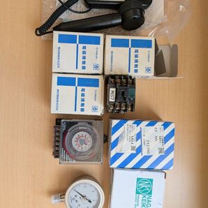 電磁接触器 タイマー 水圧計 UVメータ