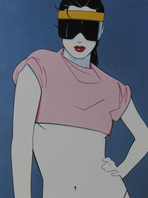 Patrick Nagel、パトリック・ナゲル、Untitled 、希少な額装用