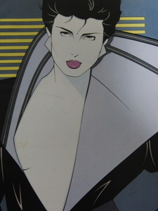 Patrick Nagel、パトリック・ナゲル、【Untitled 18】、希少な額装用画集より、新品額装付、送料込み