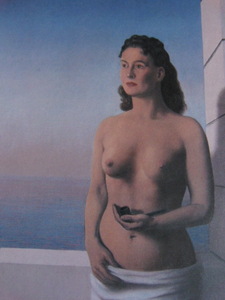 ルネ・マグリット、Rene Magritte、【精神の自由】、希少な額装用画集より、美品、新品額装付、送料込み