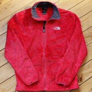 USA古着 ノースフェイス The North Face フリースジャケット レディース Mサイズ 毛足長め フワフワ アウトドア アメリカ仕入 J0995