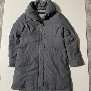 7-IDconcept. ダウンジャケットダウンコート ボリュームネック グレー レディース