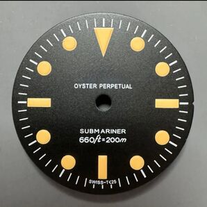 NH35 2824 2130 8215 アンティーク 黒サブノンデイト R 黒文字盤