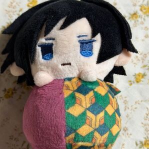 新品鬼滅の刃 ぴょこぬい ぬいぐるみ 冨岡義勇アミューズメント専用景品 マスコットキーチェーン