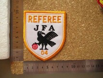 JFA REFEREE フットサル レフェリー レフリー 黄色 04 審判 サッカー ワッペン/フットサル スポーツ 刺繍 オリジナル おしゃれ 464_画像10