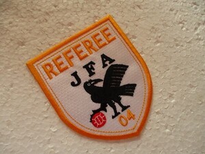 JFA REFEREE フットサル レフェリー レフリー 黄色 04 審判 サッカー ワッペン/フットサル スポーツ 刺繍 オリジナル おしゃれ 464