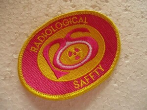 RADIOLOGICAL SAFETY 放射線 安全性 企業 ロゴ 刺繍 ワッペン/パッチ アメリカ USA ビンテージ カスタム 古着 カスタム ① 464