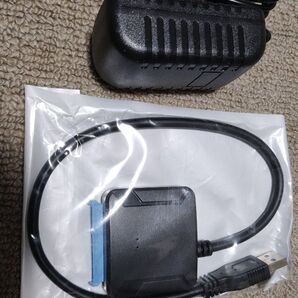 SATA HDD/SSD USB変換アダプターとACアダプター 2点セット SATA3 USB3.0 UASP対応