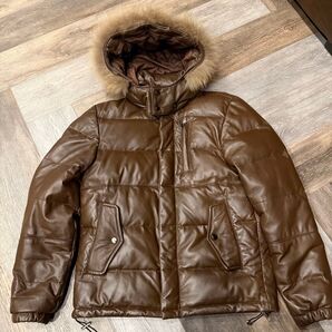 アーバンリサーチ ラムレザー ファー ダウンジャケット 38