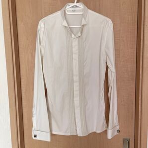 nonjING 2004SS エディ期 ウイングカラータキシードシャツ 白