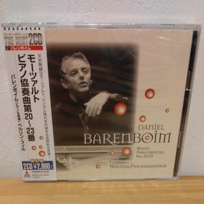 モーツァルト:ピアノ協奏曲第20番〜第23番/ダニエル・バレンボイム指揮/ベルリンフィルハーモニー管弦楽団/2枚組未開封CDセット