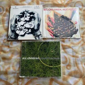 Mr.Children CD 3枚セット 掌 くるみ NOT FOUND youthful days レンタル落ちCD中古品