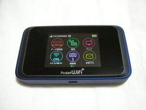 ◆中古品 ymobile ワイモバイル Pocket wifi 502HW ネイビーブルー◆SIM ロック 解除 済み HUAWEI ルーター