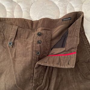 fourth dimension コーデュロイパンツ ブラウン メンズ