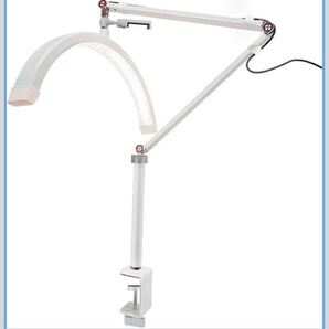 LEDライト ネイルライト 撮影照明 美容ライト クランプ式 ホワイト