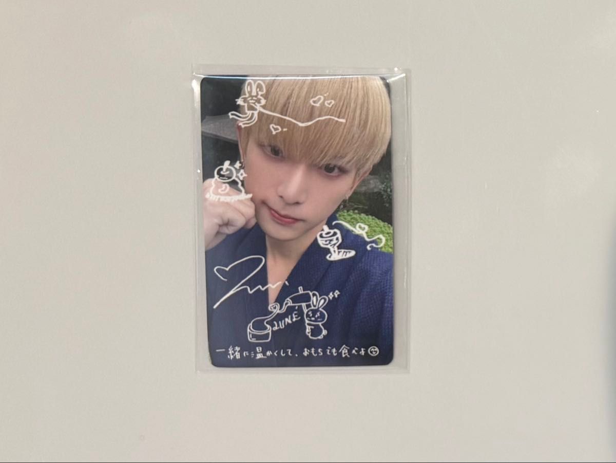 &TEAM HARUA ハルア 雪明かり ラキドロ 手書き トレカ 