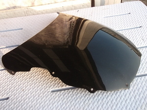 ZXR250－C　FRPブラックスクリーン　　ガラスフレーク仕上げ　　ワンオフ　残り１
