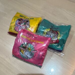 ディズニー エコバッグ ガチャ 3色セット