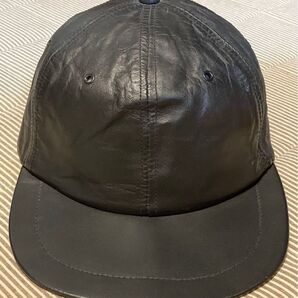 希少! 90s BRONER ブローナー 本革 レザー キャップ ユニセックス
